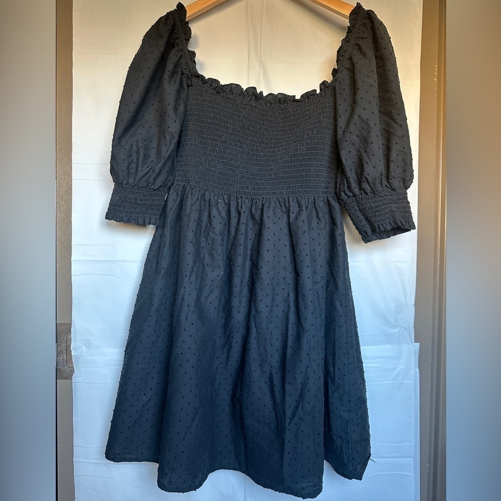 Little Black Babydoll Dress Size L - Picture 6 of 6